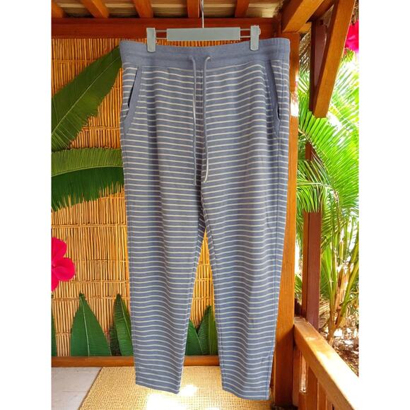 NWOT - Vineyard Vines Blue Striped Lounge Pants - Size Large - Picture 1 of 7